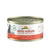 Boîte Chat – Almo Nature HFC Jelly Saumon avec Carotte 70 gr