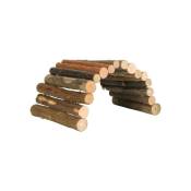 Pont, flexible, hamster, en bois d'écorce 22 × 10