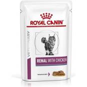 Royal Canin Veterinary diet cat renal poulet mousse