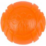 Balle TIGO orange ø 6.4 cm. en TPR. jouet pour chien. Orange - Flamingo Pet Products