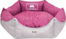 Caado Design Royal Bed Panier pour chien Gris/rose/magenta