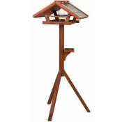 Natura mangeoire oiseaux avec pied & silo, en pin 55