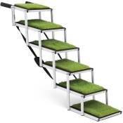 Wiesenfield - Escalier pour chien Escaliers pour chats Pliable 68 kg aluminium hauteur 81 cm