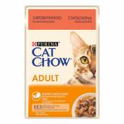 26x85g Cat Chow bœuf - Pâtée pour chat