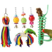 Bird Perches Swing Toys Perroquet Suspendus Pet Cage