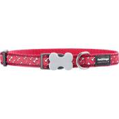 Collier chien Red Dingo Fantaisie Rouge Os Taille : T1