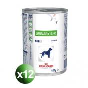 Croquettes royal canin veterinary diet urinary pour chiens 12 boîtes de 410 g (fin de dluo)