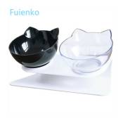 Fuienko - Double gamelle chat chien plastique Gamelle