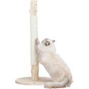 Griffoir, bois naturel hauteur 93 cm pour chat Trixie Beige