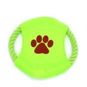 Pet Dog Frisbee Pet Frisbee Jouet Frisbee Flottant Jouet, 19cm, Vert