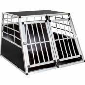Tectake - Cage de transport pour chien double dos droit