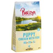 12kg Purizon Puppy poulet, poisson sans céréales