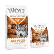 12kg Soft Wide Acres, poulet Wolf of Wilderness - Croquettes