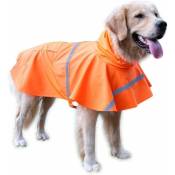 Ensoleille - Imperméable à capuche ajustable pour chien XL-Ensoleillé