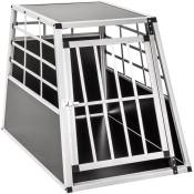 Tectake - Cage de transport pour chien simple dos droit