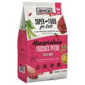 1,5kg MAC's Superfood for Cats Adult Monoprotein Cheval nourriture pour chats sèche