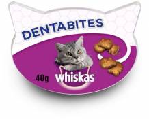 2x40 GR Whiskas Dentabites pour l'hygiène bucco-dentaire chez les