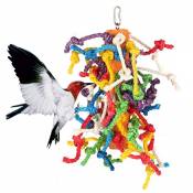 Abestbox® Grand Perroquet/ Oiseaux Cage Jouets, Lissage