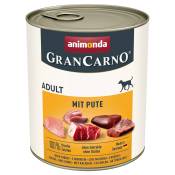 animonda GranCarno Original Adult 6 x 800 g pour chien - dinde