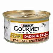 Purina Gourmet Gold Dadini en Sauce avec Dinde et Canard