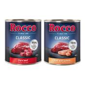12x800g Classic lot mixte pur bœuf saumon Rocco -