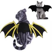 Costumes d'Halloween pour chien et chat Ailes de chauve-souris