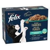 Felix Délices tranchés 12 x 80 g pour chat - sélection