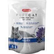 Zolux - Litière silice parfumée Purecat 5 litres