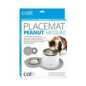 Cat'it - Catiit Tapis Silicone avec gammier gris en acier inoxydable