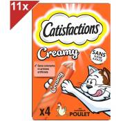 Catisfactions - Creamy Friandises au poulet pour chats 10g (4x11)