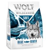 2kg Soft Blue River, saumon Wolf of Wilderness Croquettes chien + 1 kg offert !