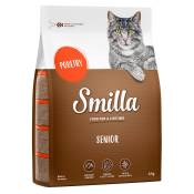 2x4kg Smilla Senior, volaille - Croquettes pour chat