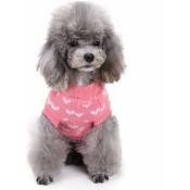 Fei Yu - Jupe pull pour animaux de compagnie (Rose,