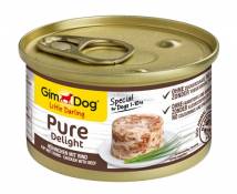 GimDog Pure Delight Poulet au bœuf – Snack pour