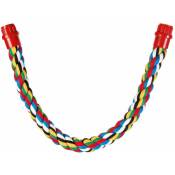 Trixie - Perchoir en corde, flexible, avec fixation par vis 66 cm/ø 18 mm
