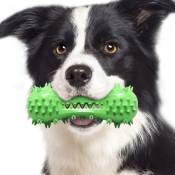 Brosse à dents pour chien, jouet à mâcher pour chien, bâton de brosse à dents en caoutchouc résistant aux morsures pour chiens de petite et moyenne