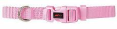Collier pour chien en nylon Basic Pink 20-30cm x 10mm