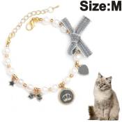 Fortuneville - Chien Chat Perle Collier Collier Bling