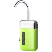 Pompe à eau 3 en 1 portable extérieure avec charge usb à induction - green