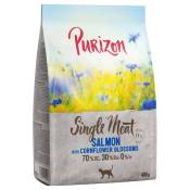 Purizon Single Meat saumon, fleurs de bleuet pour chat