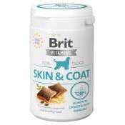 3x 150g Vitamines Skin & Coat Brit Aliment complémentaire pour chiens