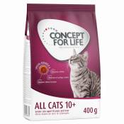 400g All Cats 10+ Concept for Life Croquettes pour chat