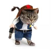 Costume shérif pour petit chien et chat deguisement
