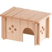 Ferplast - sin 4642 Maison pour hamsters sin 4642 en bois fsc éco-durable. Variante sin 4642 - Mesures: 14.5 x 9.5 x h 8.5 cm -