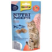 GimCat Nutri Pockets poisson pour chat - saumon (6 x 60 g)