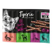 10x5g Tigeria Sticks lot mixte II (lapin, oie, agneau, gibier) - Friandises pour chat