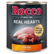 12x800g Real Hearts poulet Rocco - Nourriture pour