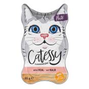 36x85g Catessy Pâté veau - Sachet pour chat