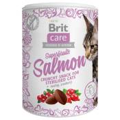 3x100g Brit Care Cat Snack Superfruits & Saumon Cat