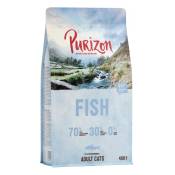 400g Purizon Adult poisson sans céréales - Croquettes pour chat
